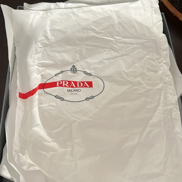 Prada white sneakers línea Rossa - Picture 9 of 11